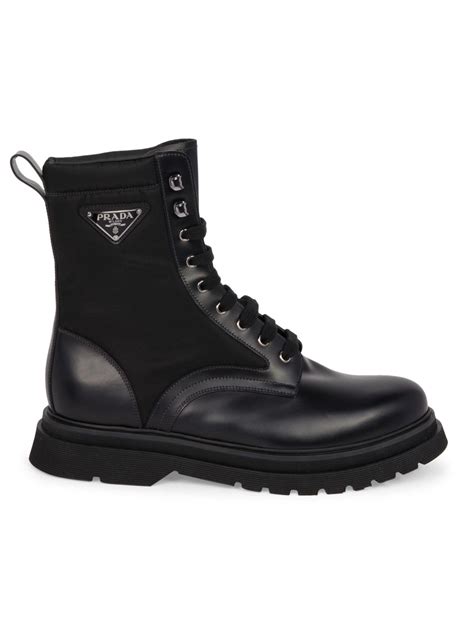 prada men's black boots